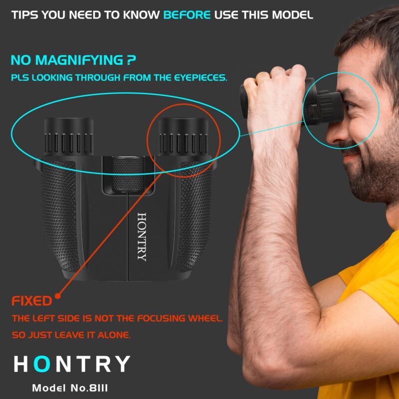 Hontry® 10x25 Compact Binoculars MODEL 8111