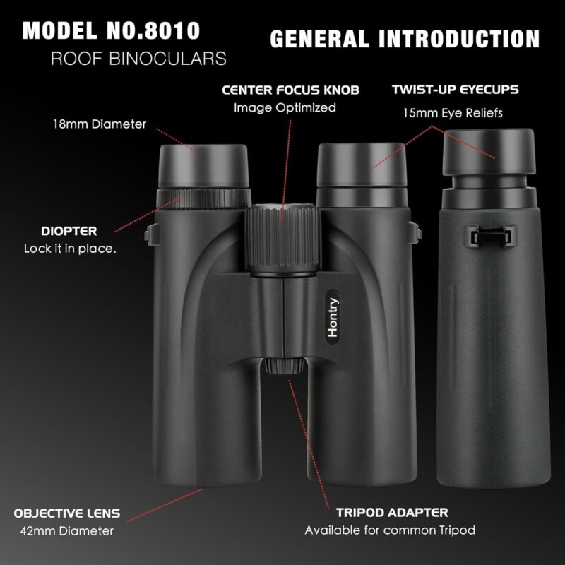 Hontry® 10x42 HD Binoculars